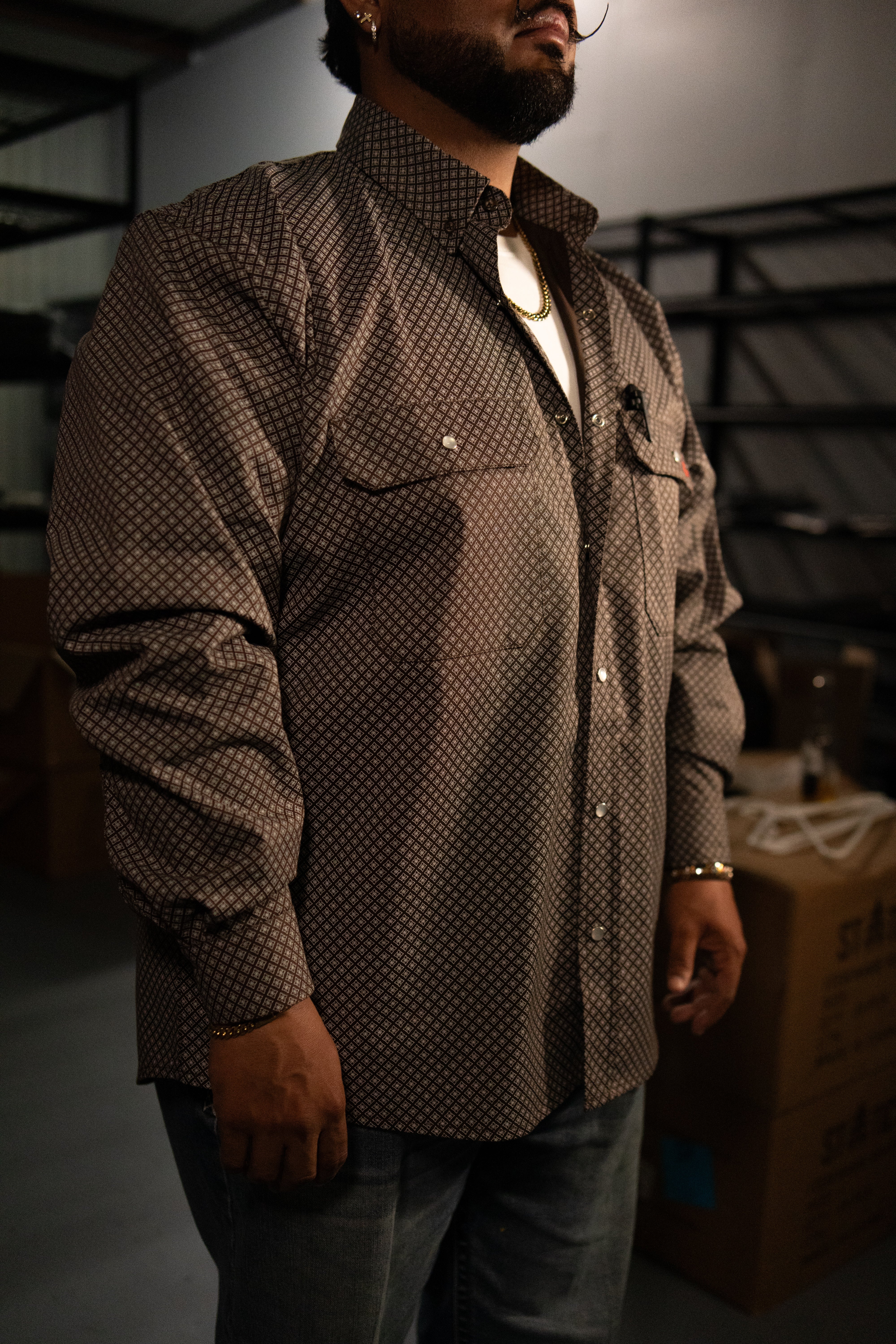 FR Pearl Snap Work Shirt - Copperhead – Static FR