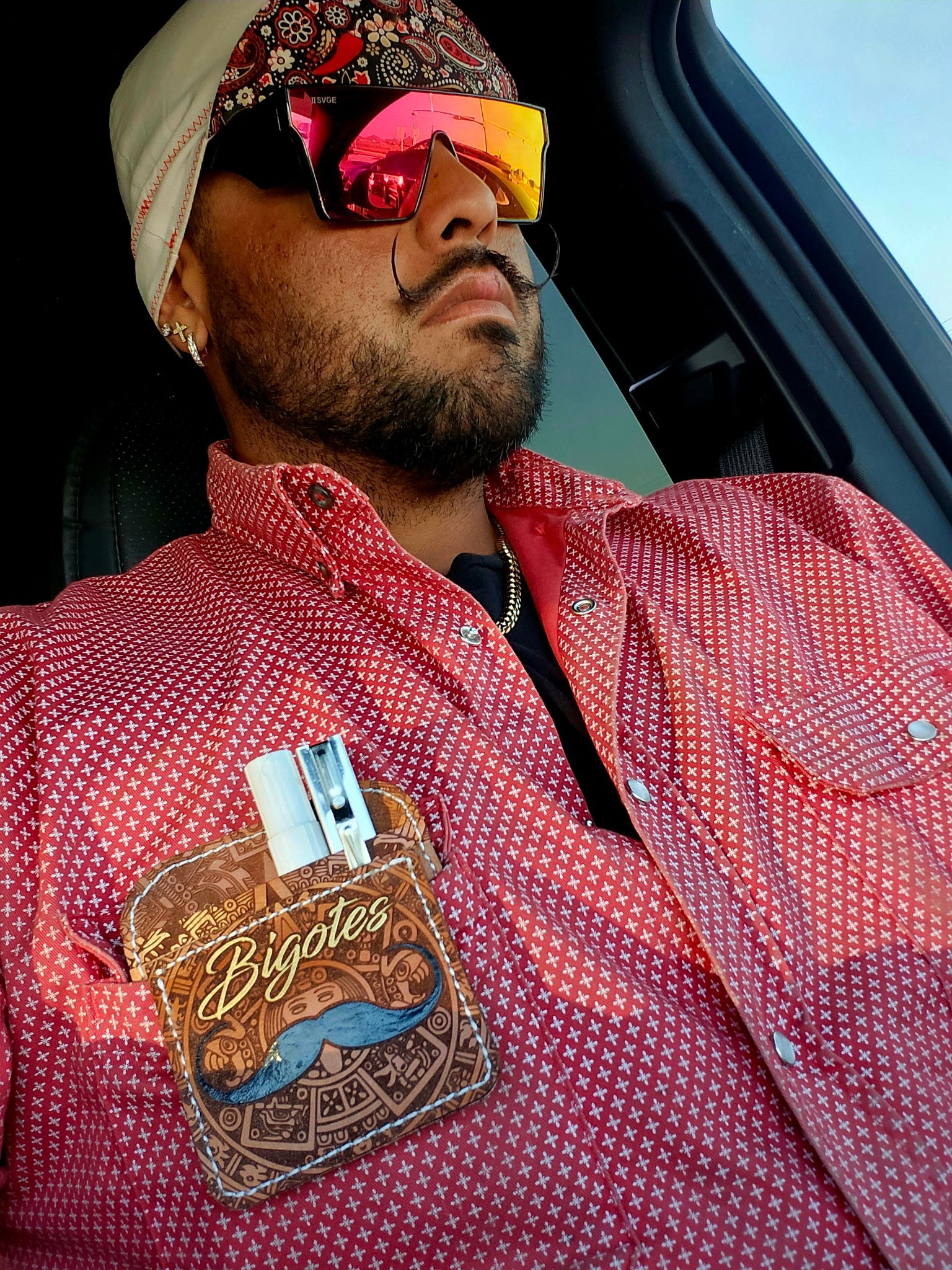 FR Pearl Snap Work Shirt Alpha Red | Static FRFR work shirt