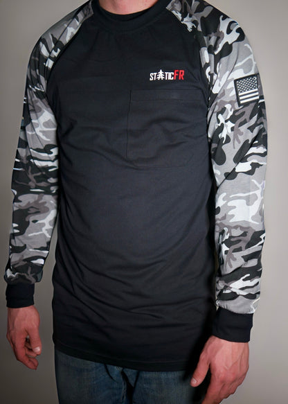 FR Camo Shirt - Black/Gray